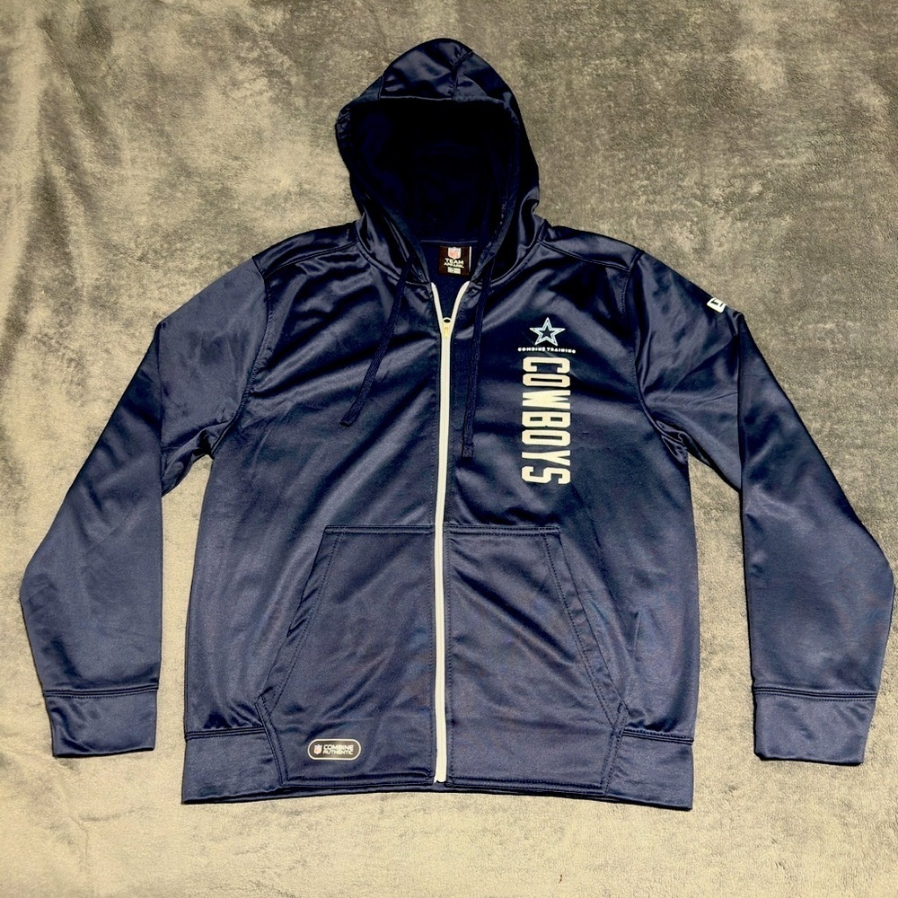 NFL Blue Lightweight Hooded Jacket (Brand New ) - Picture 1 of 3